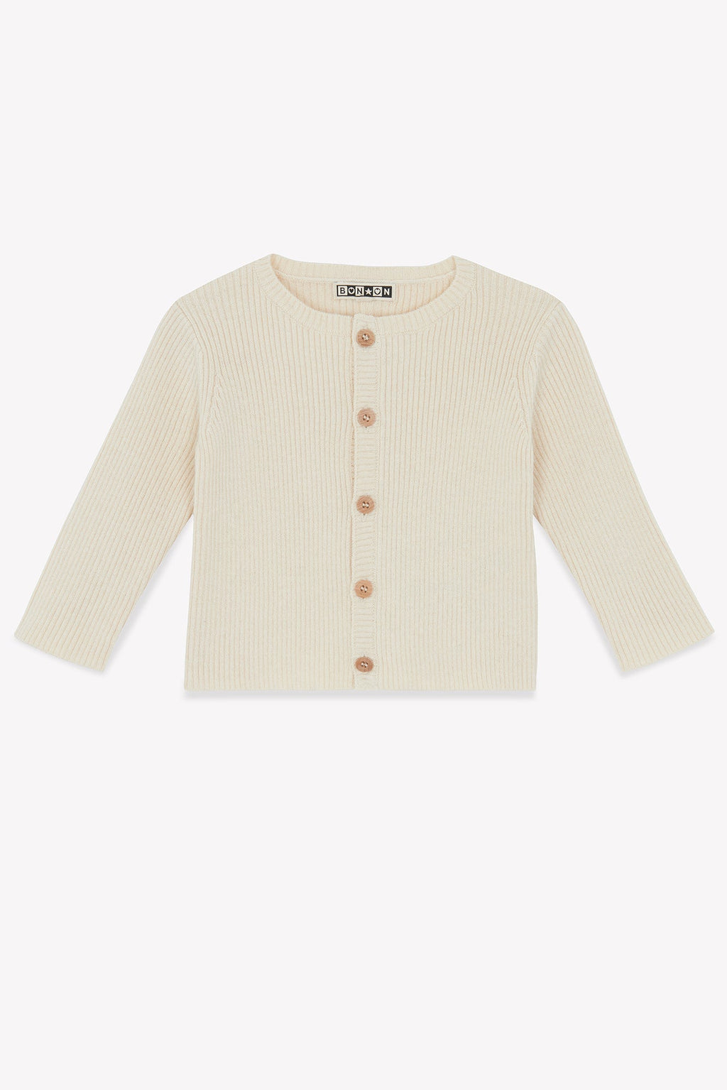 Cardigan - Minot Beige Bébé En Maille