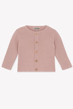 Cardigan - Minot Rose Bébé En Maille