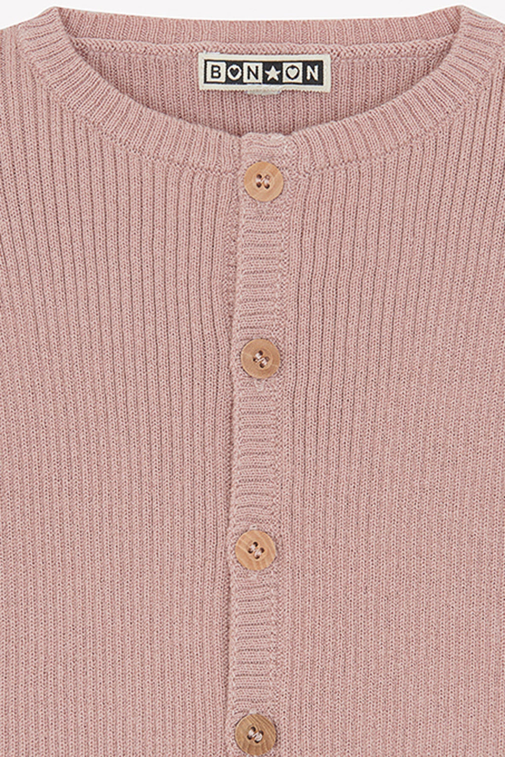 Cardigan - Minot Rose Bébé En Maille