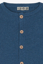 Cardigan - Bleu Bébé En Maille