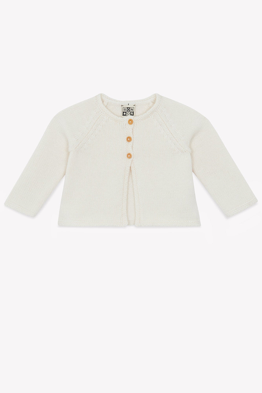 Cardigan - Beige Bébé En Maille