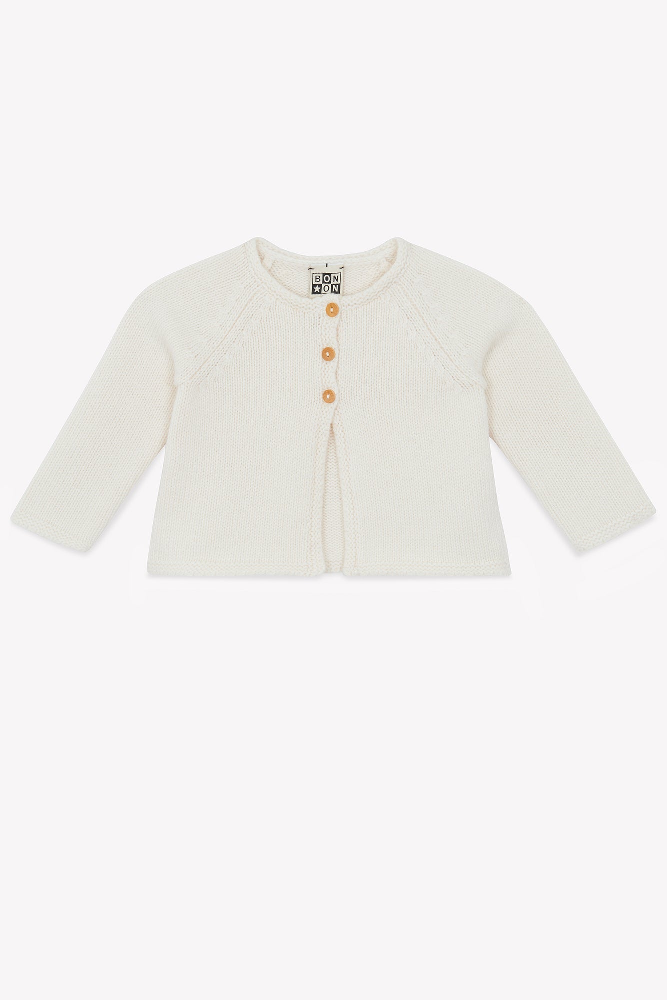 Cardigan - Beige Bébé En Maille