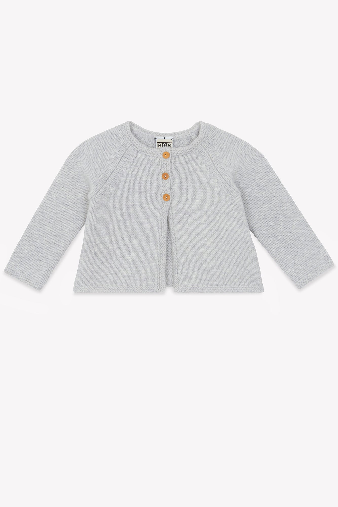 Cardigan - Gris Bébé En Maille