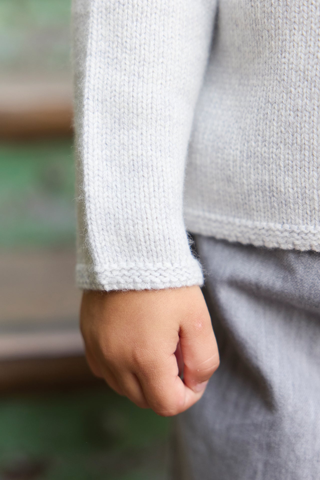 Cardigan - Gris Bébé En Maille