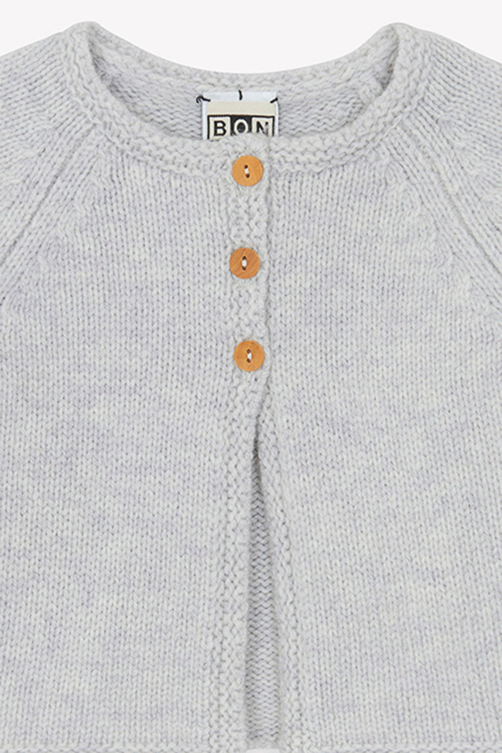 Cardigan - Gris Bébé En Maille