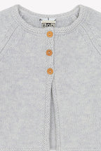Cardigan - Gris Bébé En Maille