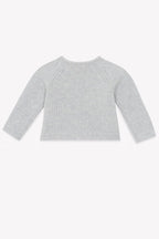 Cardigan - Gris Bébé En Maille
