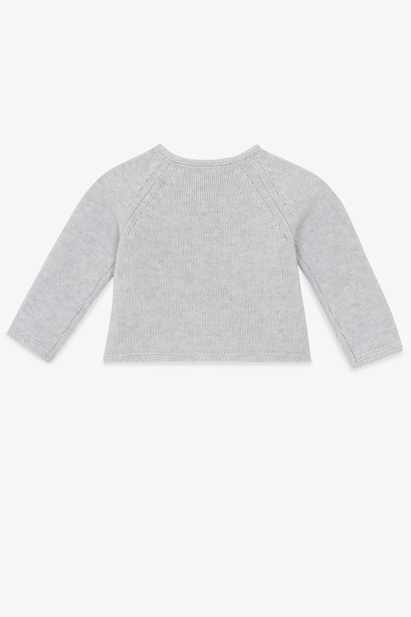 Cardigan - Gris Bébé En Maille