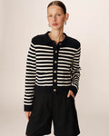 Cardigan Pam - Rayures Marine