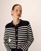Cardigan Pam - Rayures Marine
