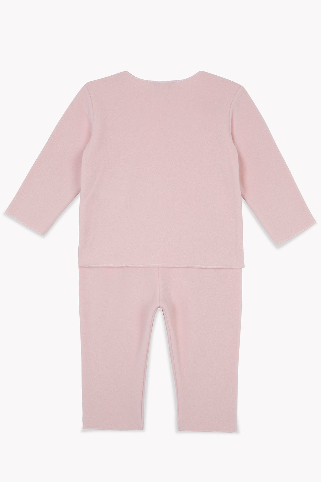 Ensemble - Rose Bébé En Polaire Fine