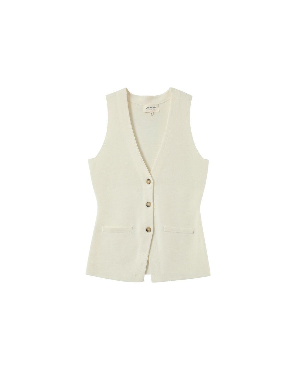 Gilet Panama - Ecru