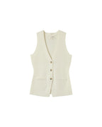 Gilet Panama - Ecru