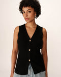 Gilet Panama - Noir