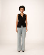 Gilet Panama - Noir