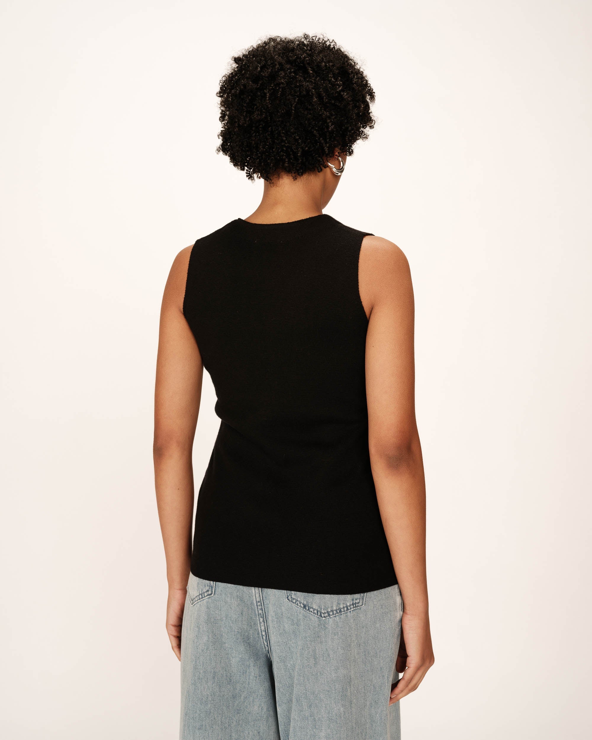 Gilet Panama - Noir
