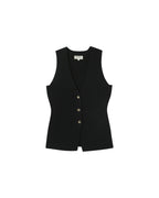 Gilet Panama - Noir
