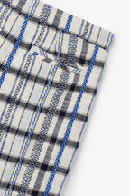 Pantalon Bruno Carreaux Bleu