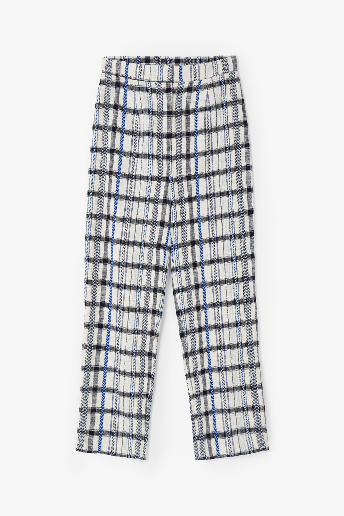 Pantalon Bruno Carreaux Bleu