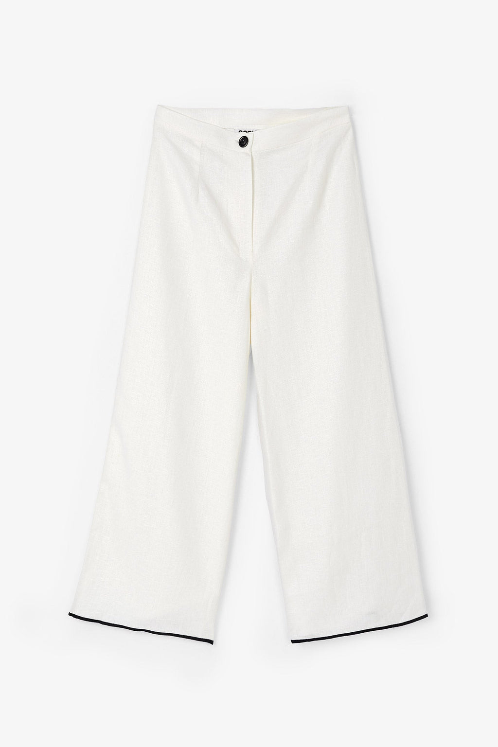 Pantalon Feston Fil Blanc