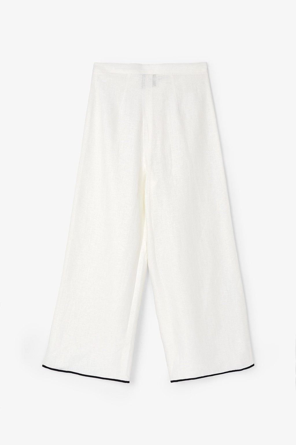 Pantalon Feston Fil Blanc