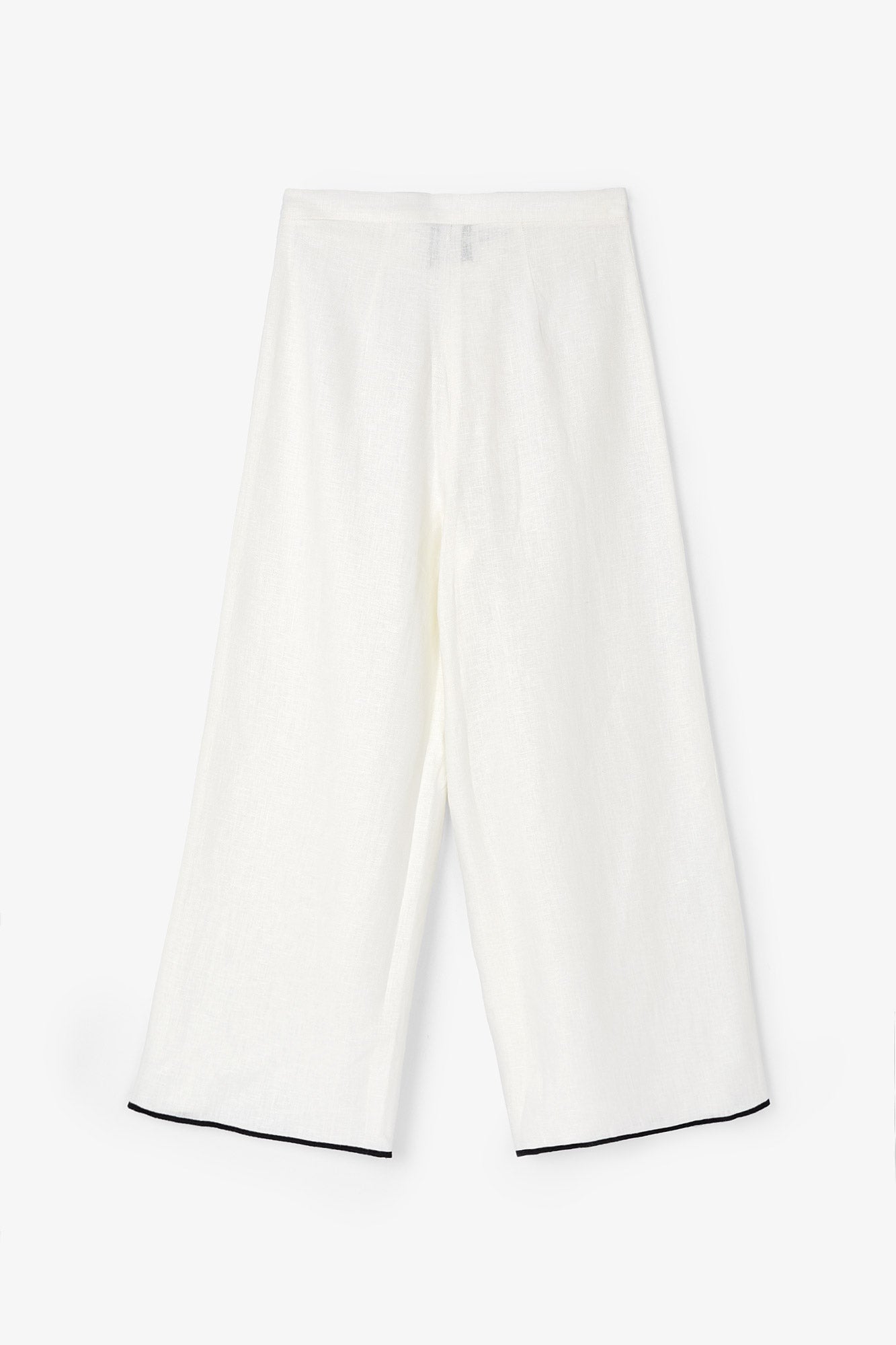 Pantalon Feston Fil Blanc