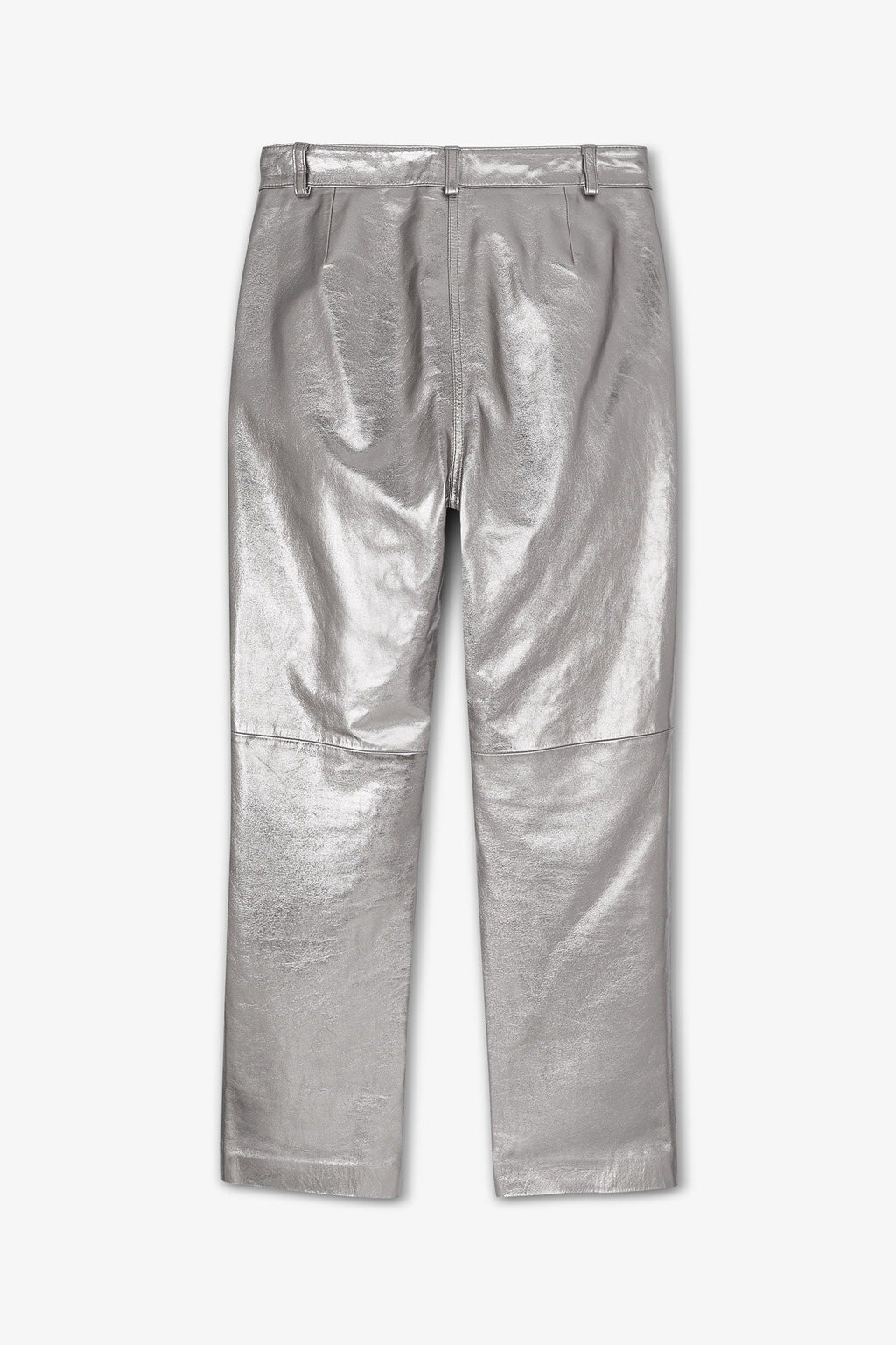 Pantalon Pete Cuir Argenté