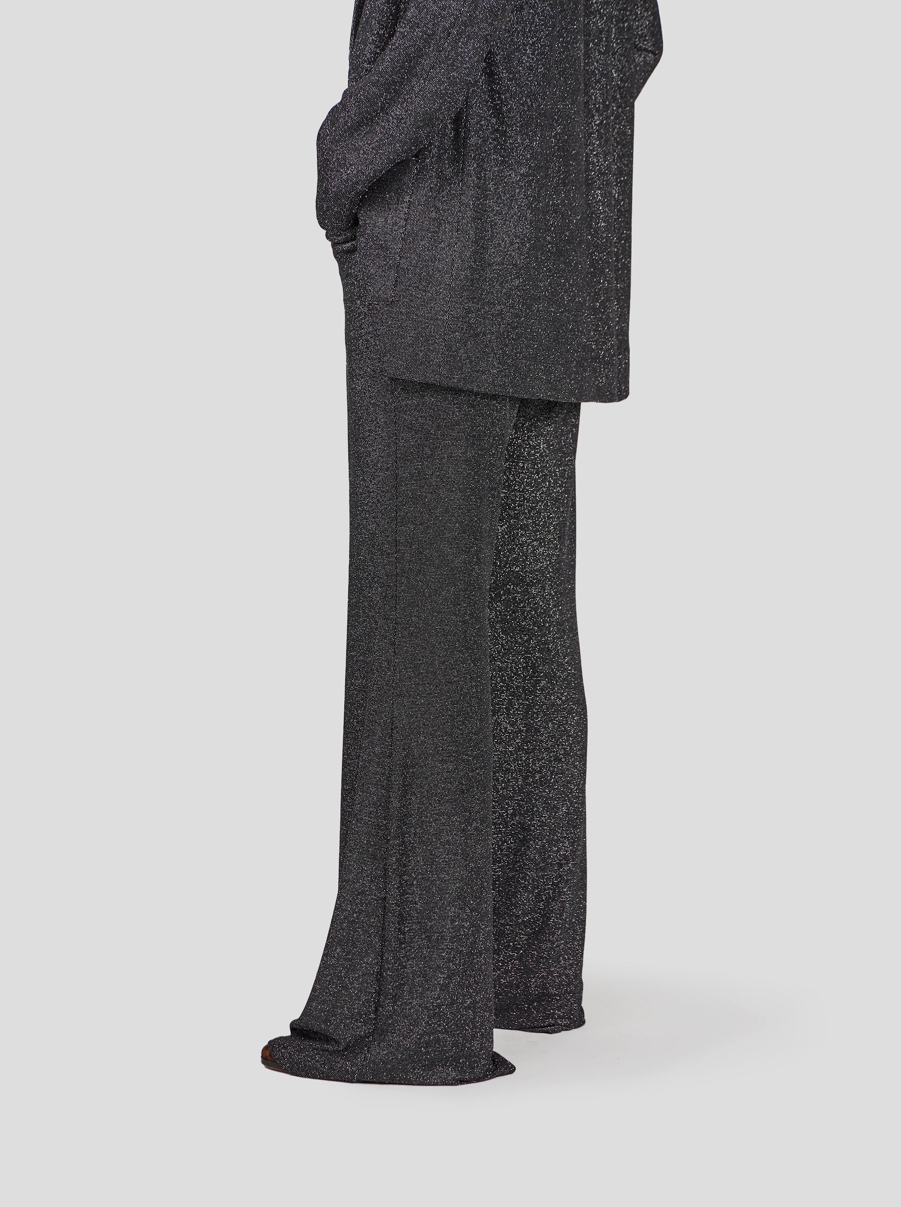 Pantalon Robin En Tricot Argenté Constellation