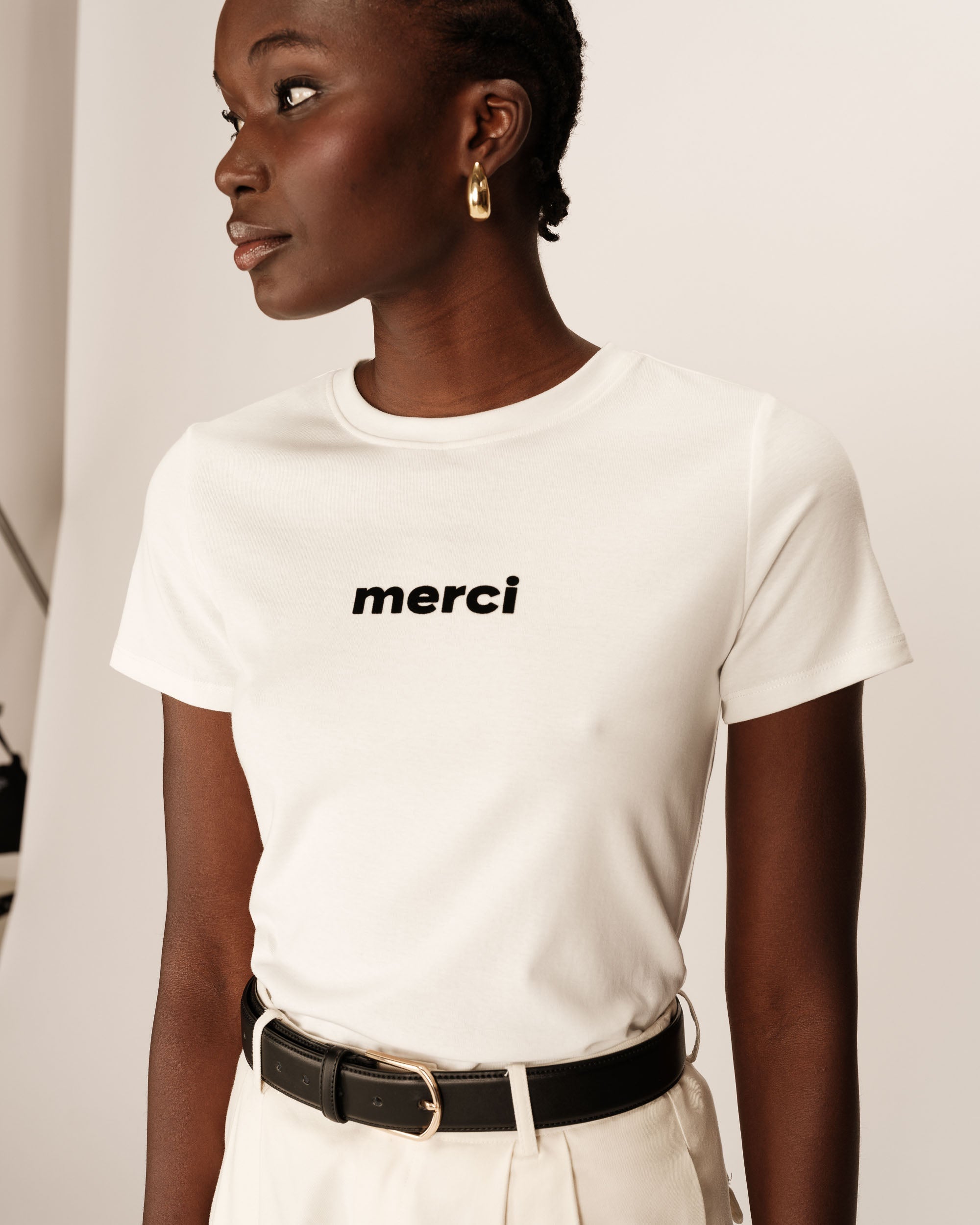 T-Shirt Papa - Ecru