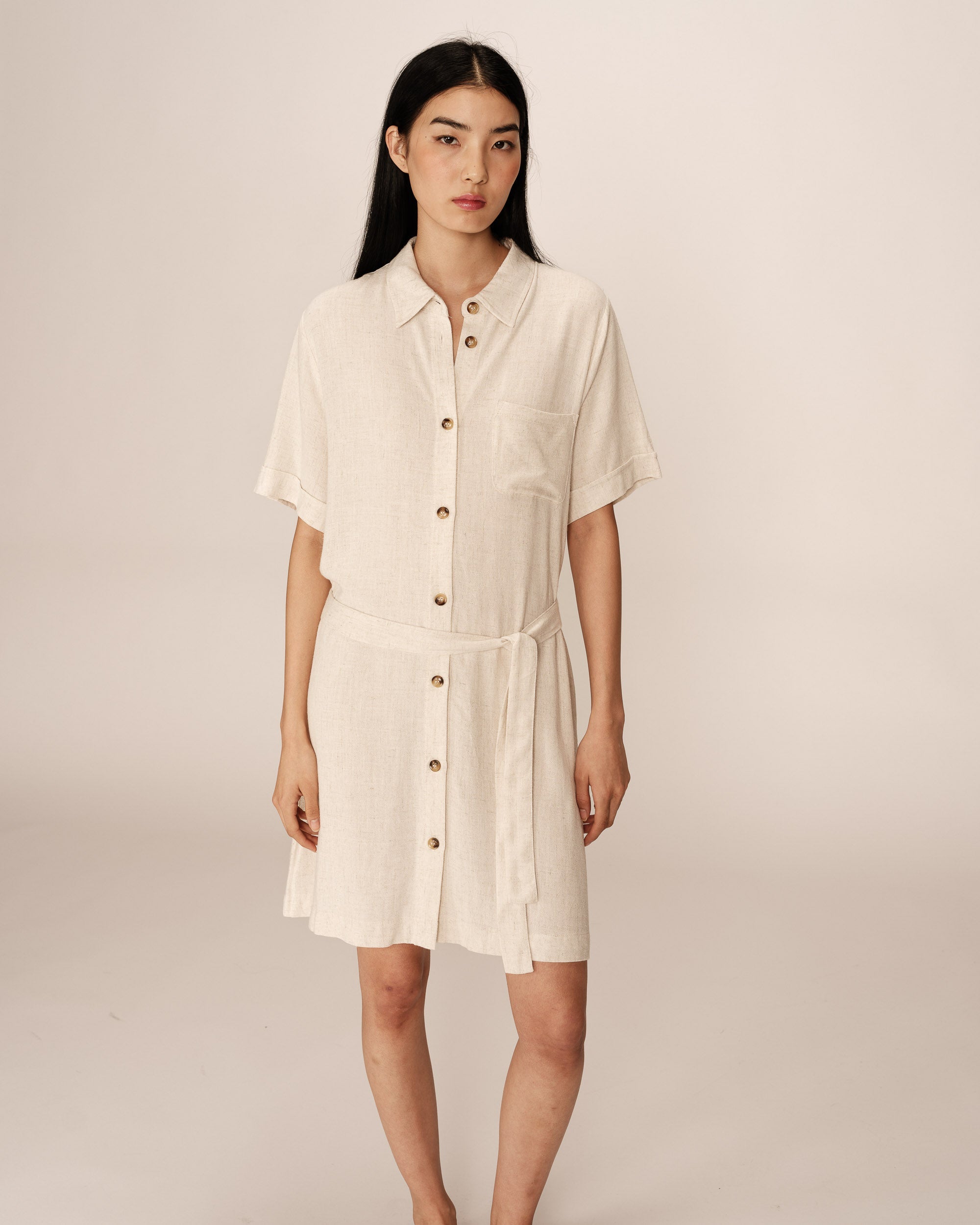 Robe Courte Paquita - Beige