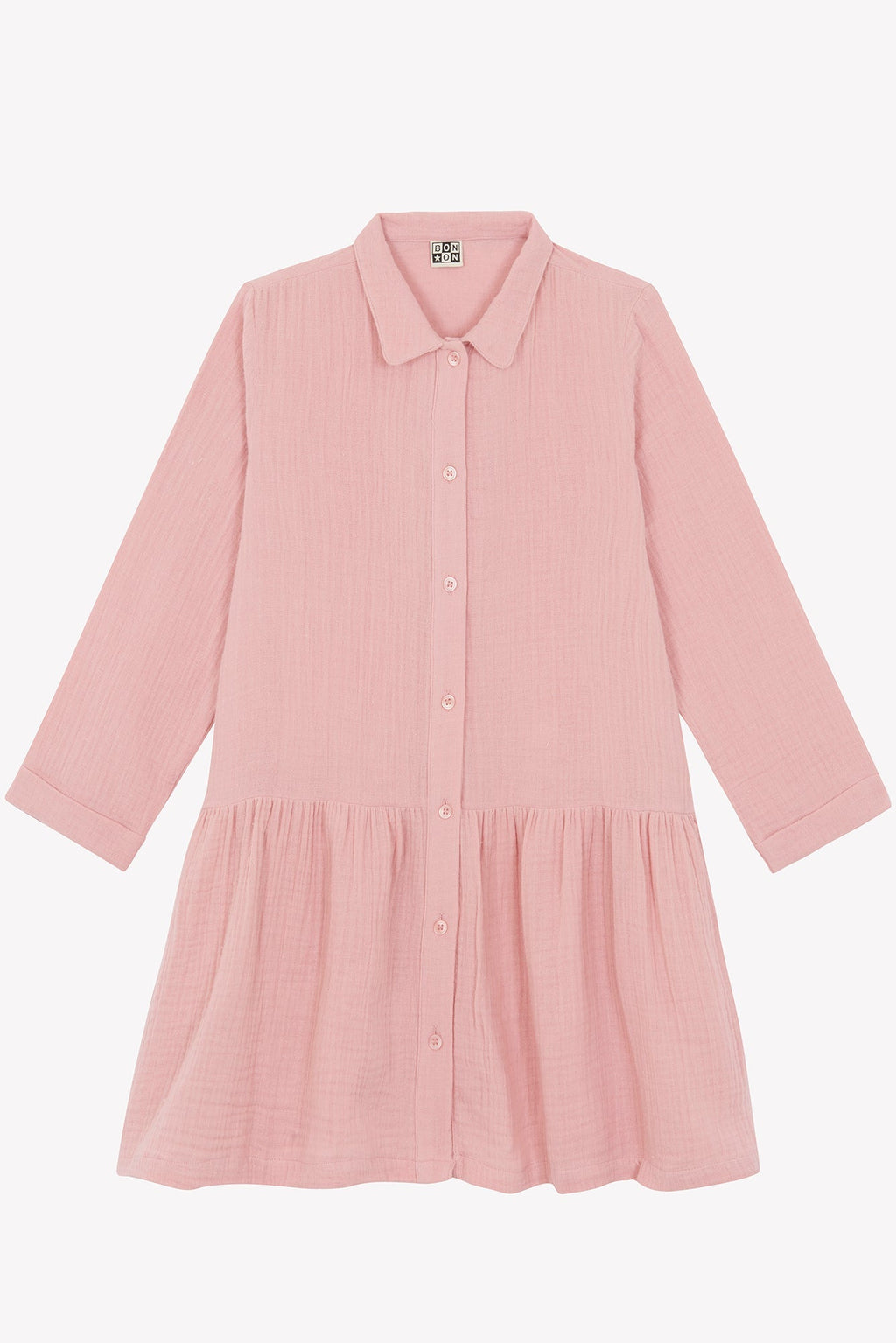 Robe - Rafia Rose En Double