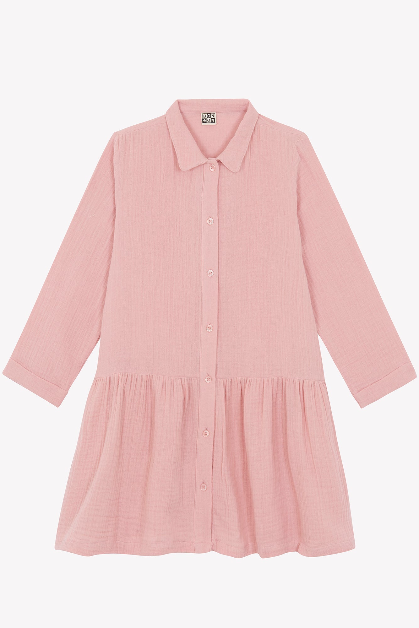 Robe - Rafia Rose En Double