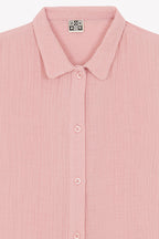 Robe - Rafia Rose En Double