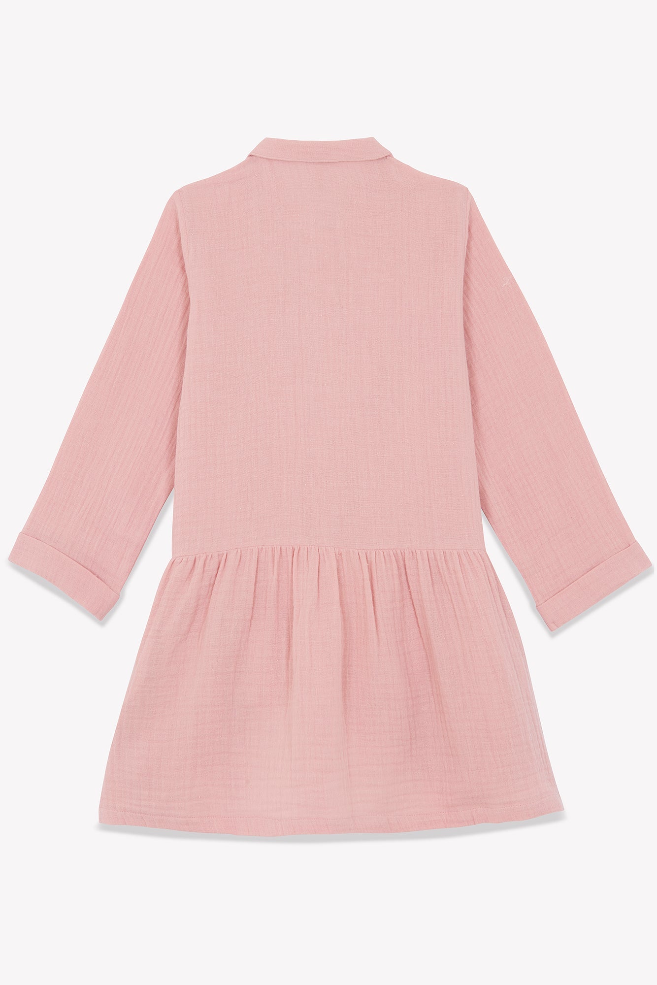 Robe - Rafia Rose En Double