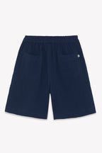Short - Rambo Bleu En Double Bio Certifié Gots