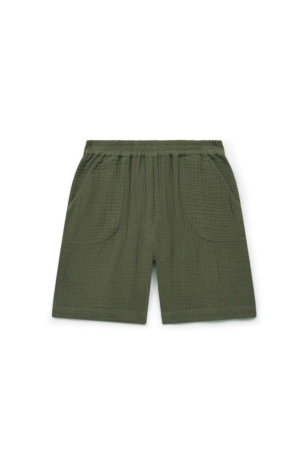 Short - Rambo Vert En Double Bio Certifié Gots
