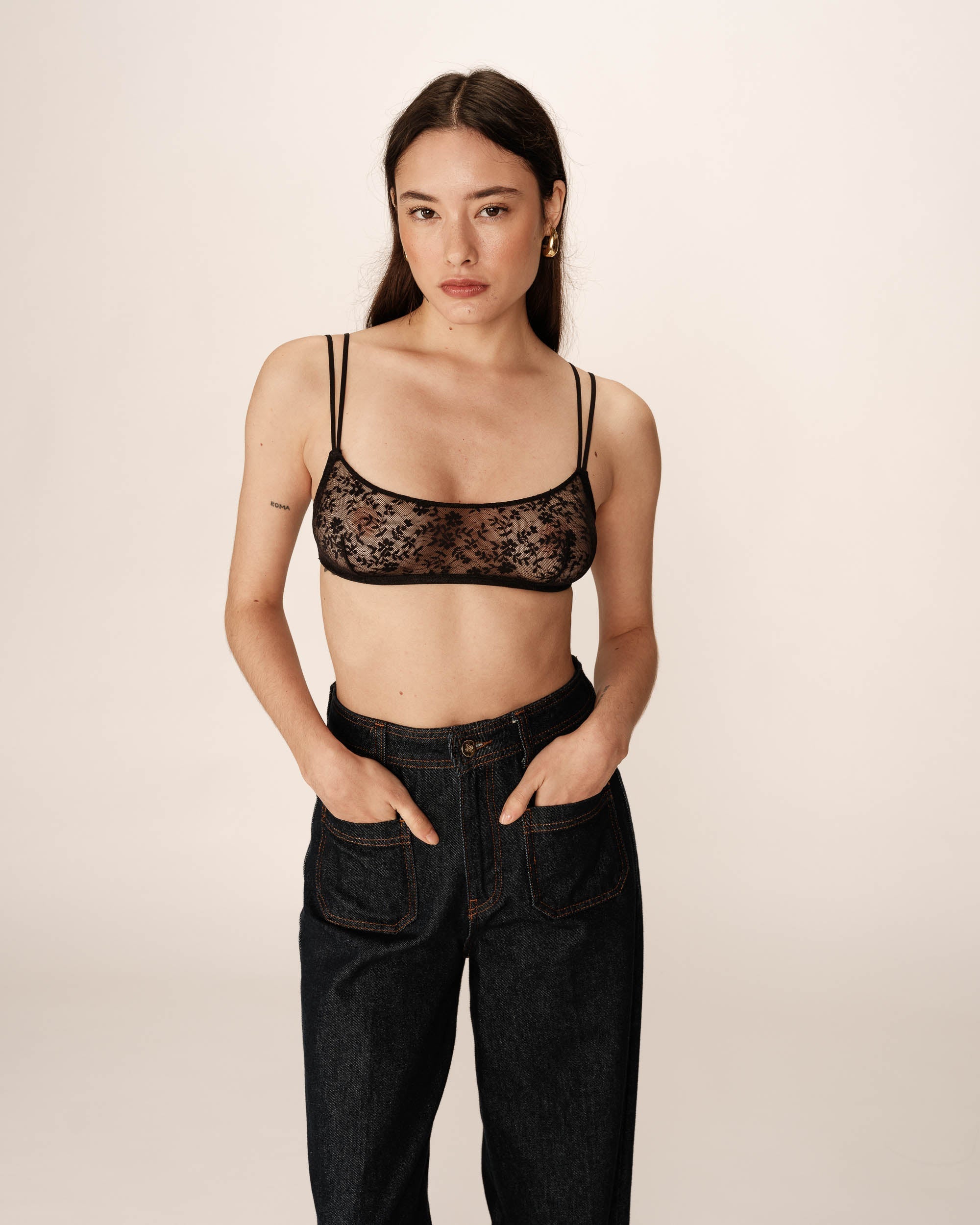 Bralette Parker - Noir