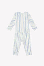 Ensemble - Pyjama 2 Pièces Bleu Bébé Imprimé Étoiles