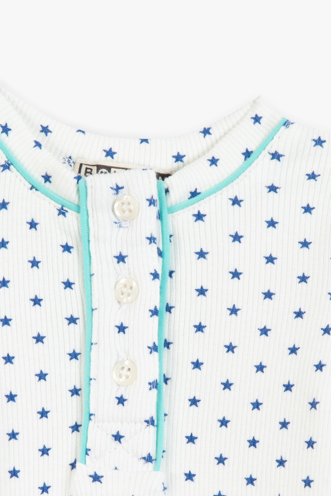 Pyjama - Bleu Bébé Imprimé Étoiles