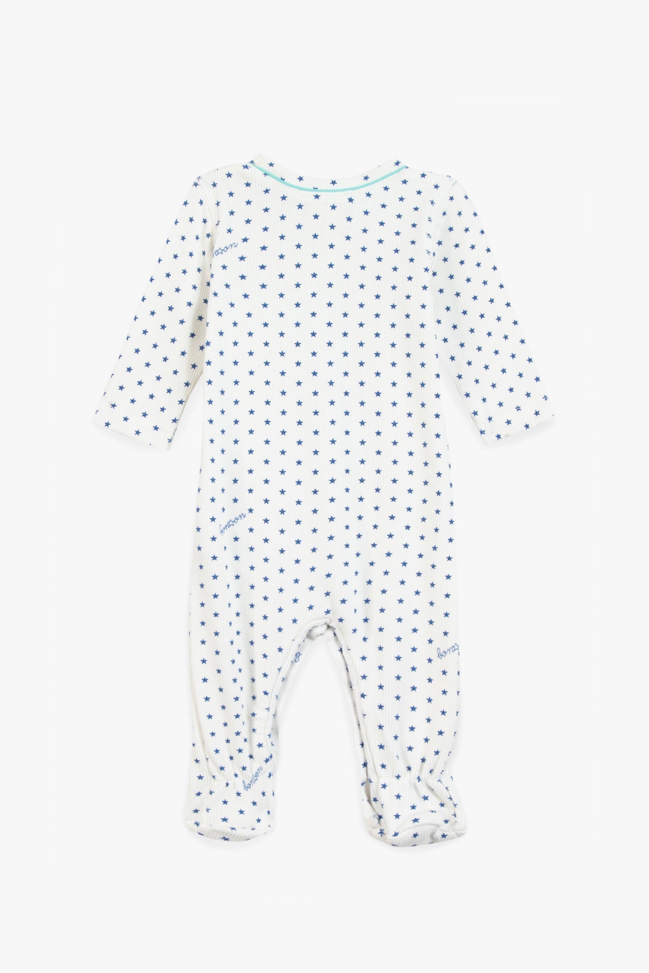 Pyjama - Bleu Bébé Imprimé Étoiles
