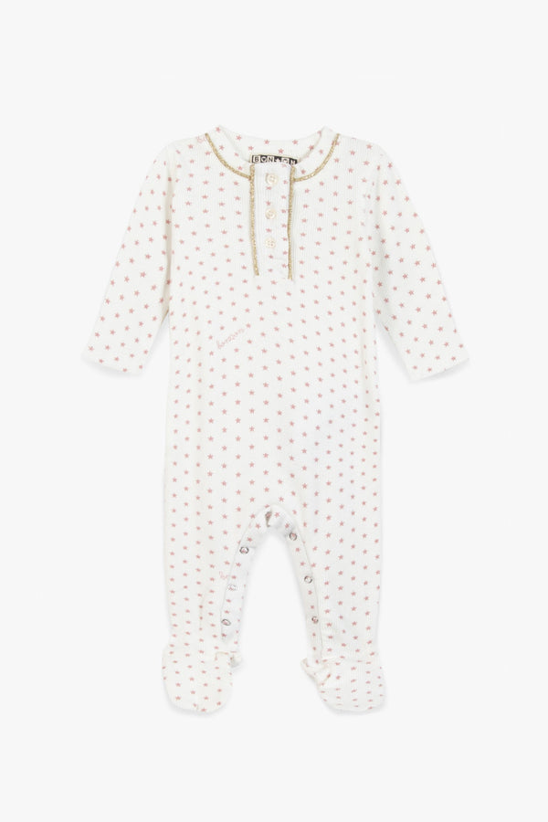 Pyjama - Rose Bébé Imprimé Étoiles