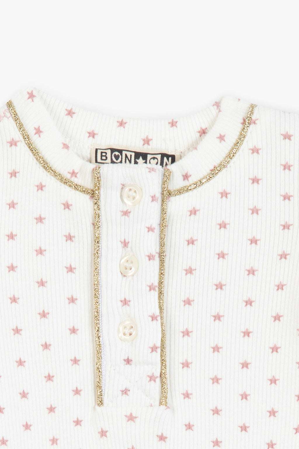 Pyjama - Rose Bébé Imprimé Étoiles