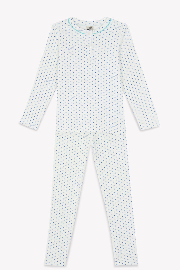 Ensemble - Pyjama Bleu Imprimé Étoiles