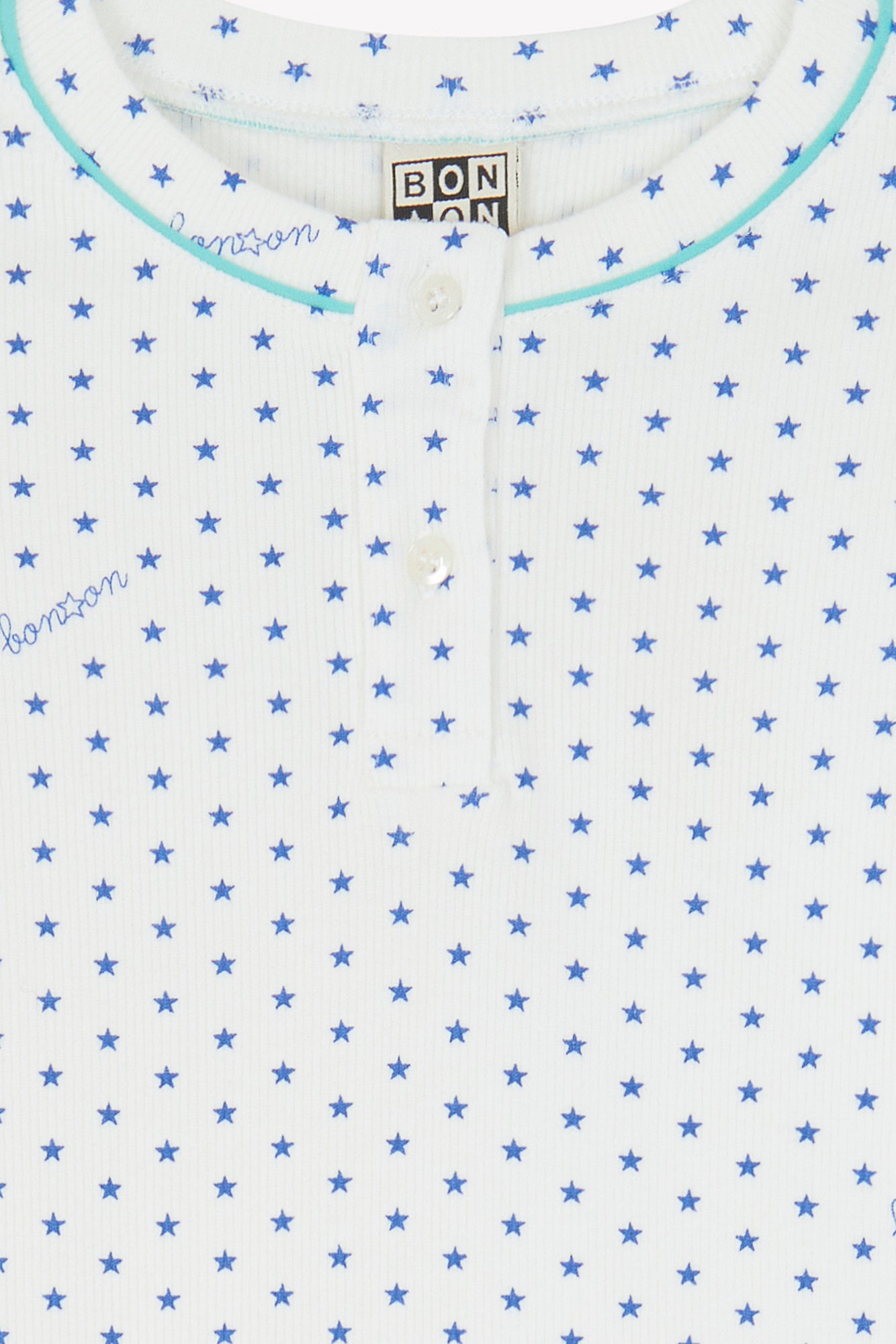 Ensemble - Pyjama Bleu Imprimé Étoiles