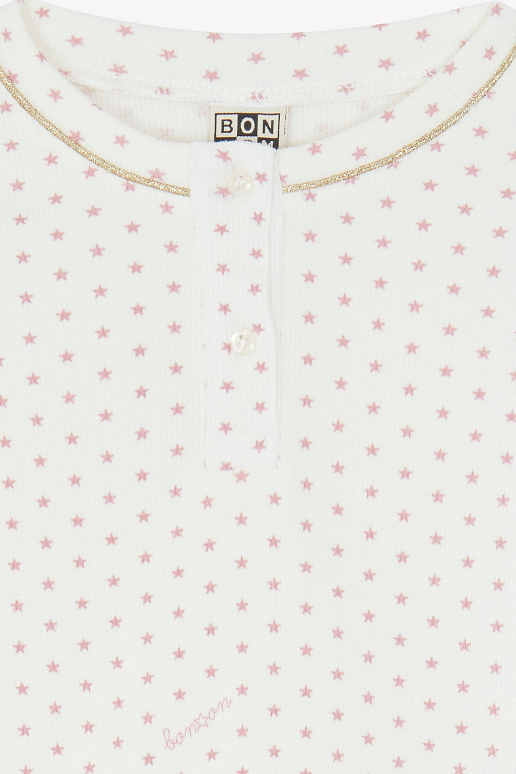 Ensemble - Pyjama Rose Imprimé Étoiles