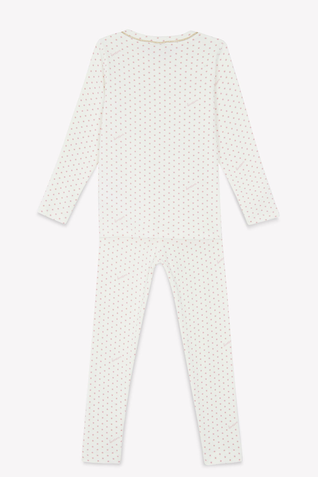 Ensemble - Pyjama Rose Imprimé Étoiles