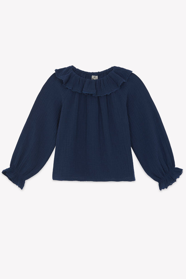Blouse - Solange - Marine Double