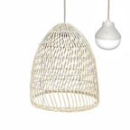 Paulo - Suspension Sans Fil - Rotin - Beige