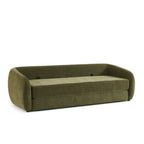 Paz - Canapé Droit 3 Places - Tissu Chenille Vert