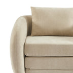 Paz - Fauteuil - Tissu Chenille Beige